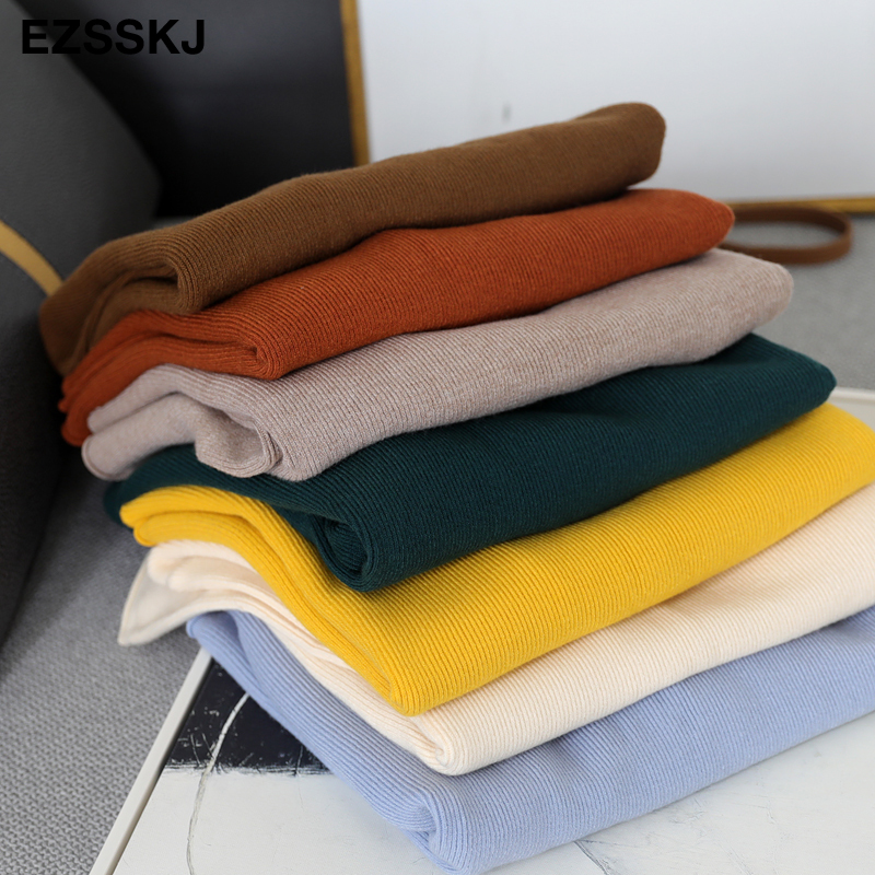 oversize Sweater Women Pullover Casual Turtleneck Long Sleeve chic loose Knit Sweater Female Jumpers soft top