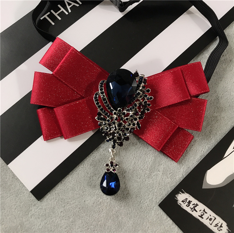 Men's High-grade Crystal Bow Tie Groom Groomsman Wedding Marriage Female Bowtie British Korean Wedding Collar Flowers Gifts
Men's High-grade Crystal Bow Tie Groom Groomsman Wedding Marriage Female Bowtie British Korean Wedding Collar Flowers Gifts