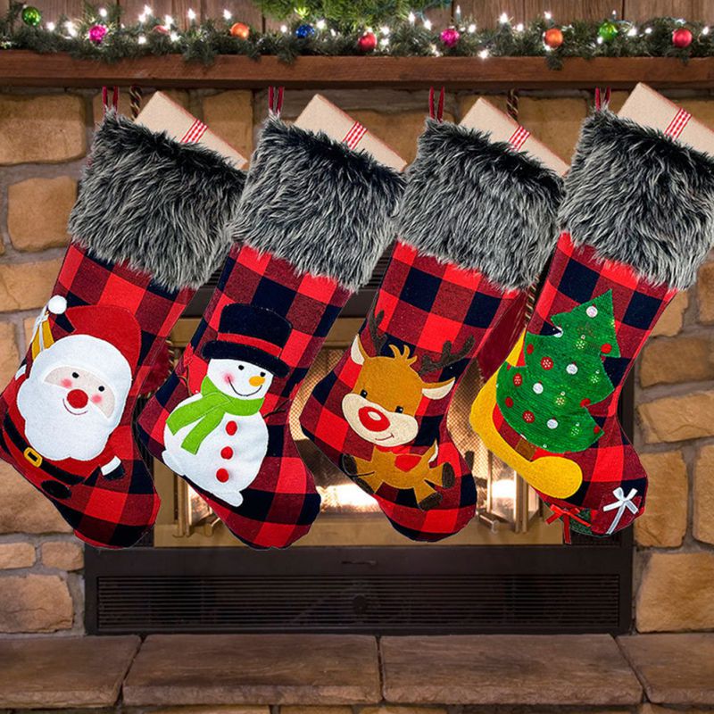 Christmas Stocking Pendant Hanging Ornaments Socks Xmas Trees Sock Bag Candy Bag Christmas Party Gift Decoration
Christmas Stocking Pendant Hanging Ornaments Socks Xmas Trees Sock Bag Candy Bag Christmas Party Gift Decoration