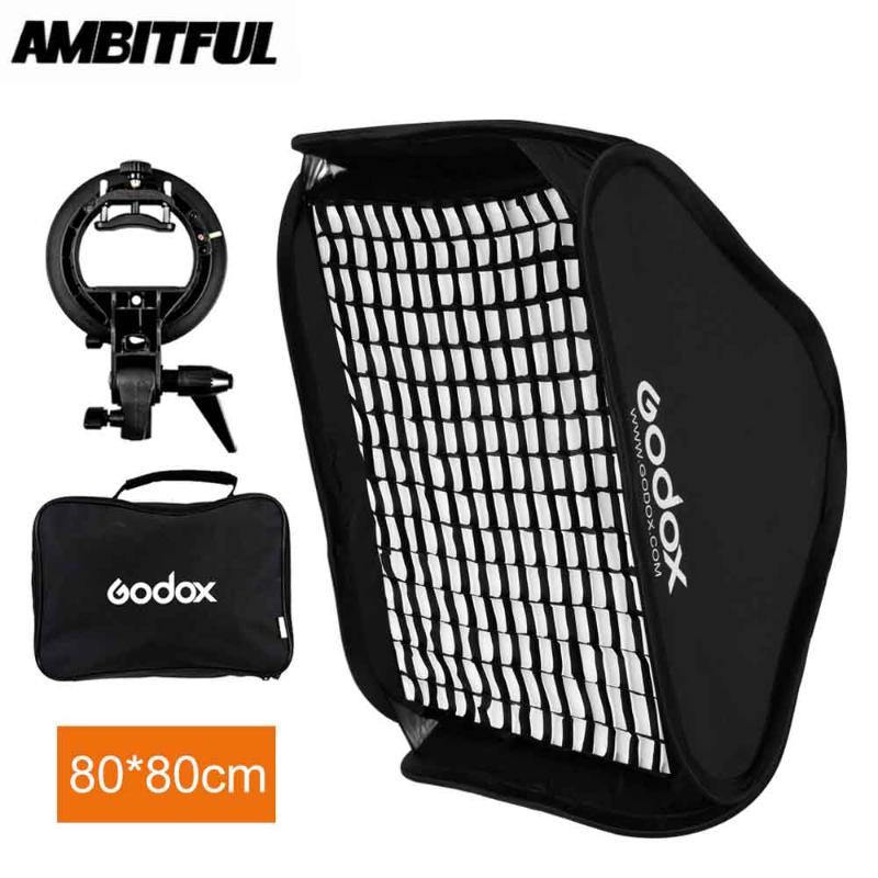 Godox Ajustable Flash Softbox Grid 80cm * 80cm with Stype Bracket + Honeycomb Grid Mount Kit for Flash Speedlite Studio Shooting
Godox Ajustable Flash Softbox Grid 80cm * 80cm with Stype Bracket + Honeycomb Grid Mount Kit for Flash Speedlite Studio Shooting