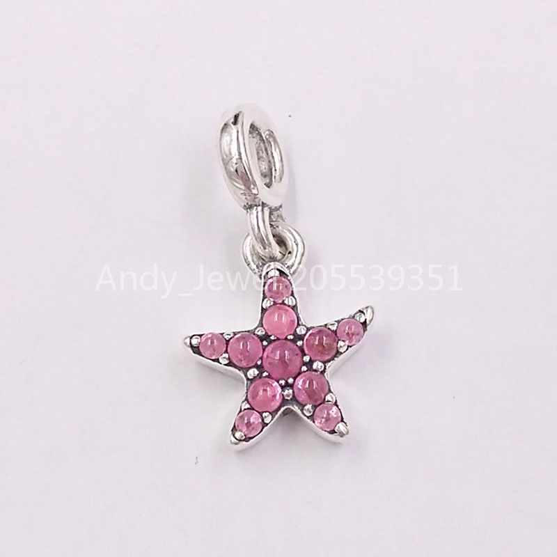 Authentic 925 Sterling Silver Beads My Pink Starfish Dangle Charm Charms Fits European Pandora Style Jewelry Bracelets & Necklace 799011C01
Authentic 925 Sterling Silver Beads My Pink Starfish Dangle Charm Charms Fits European Pandora Style Jewelry Bracelets & Necklace 799011C01