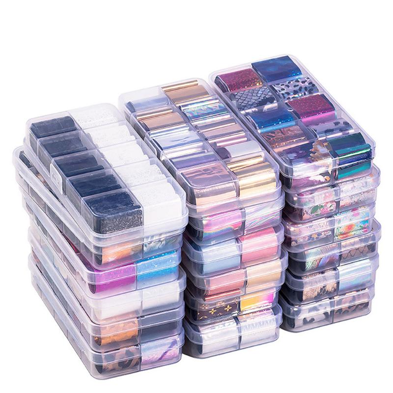 10 Design/set 2*100cm Holographic Nail Art Transfer Foil Stickers Paper Starry AB Color UV Gel Wraps Nail Adhesive Decals, 4cmx1m
10 Design/set 2*100cm Holographic Nail Art Transfer Foil Stickers Paper Starry AB Color UV Gel Wraps Nail Adhesive Decals, 4cmx1m