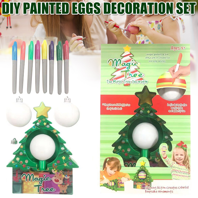 Easter Decorations Egg Dye Kit Coloring Dying Decorator Art Machine Basket Stuffers DIY Craft with 8 Markers 3 Egg/Ball NDS
Easter Decorations Egg Dye Kit Coloring Dying Decorator Art Machine Basket Stuffers DIY Craft with 8 Markers 3 Egg/Ball NDS
