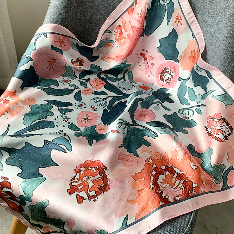 Small Kerchief Silk Satin Hair For Women Fashion Print Head Scarfs Female 53*53cm Square Headband Neck Scarves For Ladies Spring
Small Kerchief Silk Satin Hair For Women Fashion Print Head Scarfs Female 53*53cm Square Headband Neck Scarves For Ladies Spring