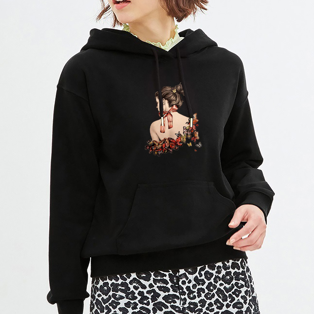 Mens DIY Hoodies Autumn Fashion Beauty & Butterfly Cartoon Pattern Print Men Women Casual High Quality Pure Color Sweatshirts Hot Sale, Black
Mens DIY Hoodies Autumn Fashion Beauty & Butterfly Cartoon Pattern Print Men Women Casual High Quality Pure Color Sweatshirts Hot Sale, Black