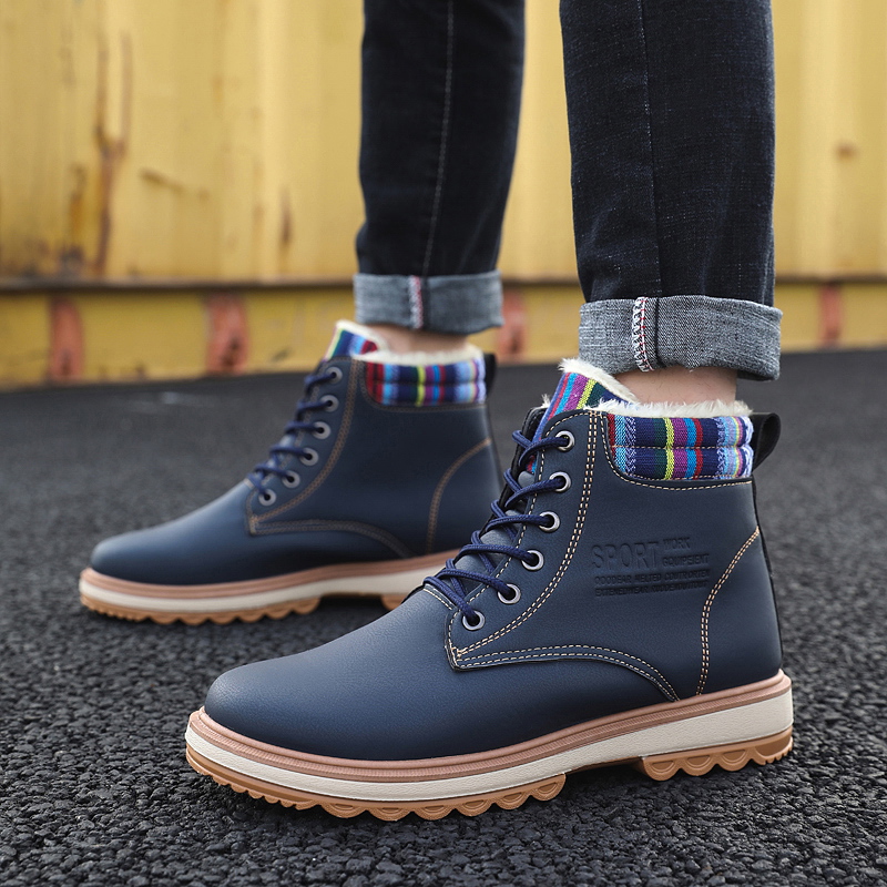 OLOME Winter New Product Men Cotton Shoes Cold Protection Plus Velvet Shoes Outdoor Walking Keep WarmShoes Zapatos Casuales, Black
OLOME Winter New Product Men Cotton Shoes Cold Protection Plus Velvet Shoes Outdoor Walking Keep WarmShoes Zapatos Casuales, Black