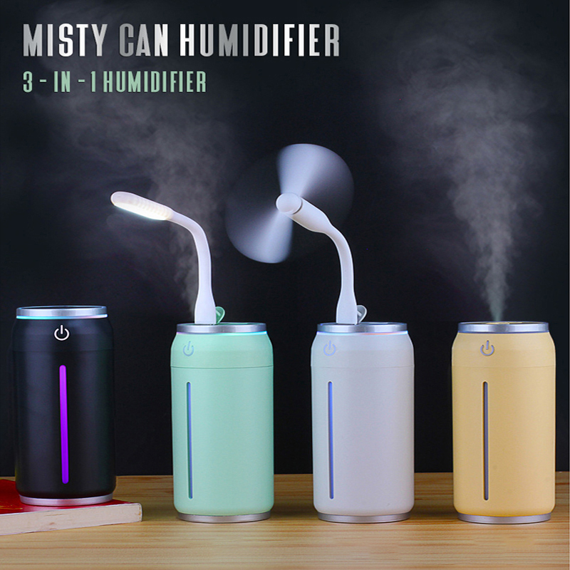 220ml mini cans air humidifier aroma diffuser with USB mini fan LED colorful lights, used for car household sprayers
220ml mini cans air humidifier aroma diffuser with USB mini fan LED colorful lights, used for car household sprayers