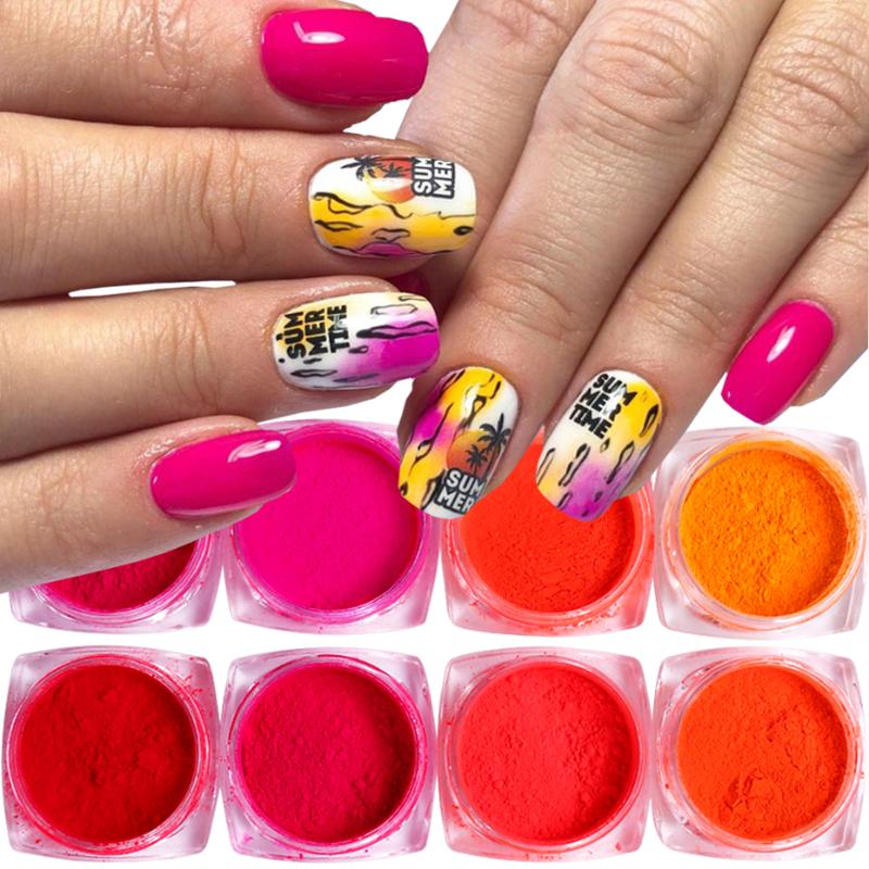 8pcs/set Neon Pigment Powder Fluorescent Gradient Nail Glitter Shiny Dazzling Dipping Sequin Nail Art Decor Manicure LY1506-14
8pcs/set Neon Pigment Powder Fluorescent Gradient Nail Glitter Shiny Dazzling Dipping Sequin Nail Art Decor Manicure LY1506-14