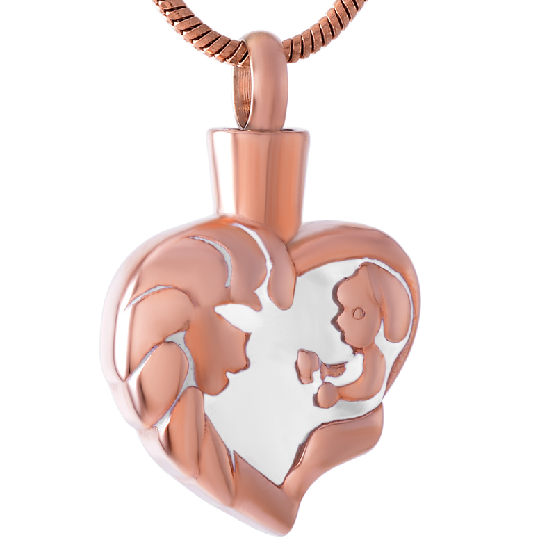 IJD9463 Mom and Baby Love Stainless Steel Cremation for Ashes Urn Keepsake Necklace Memorial Pendant Jewelry
IJD9463 Mom and Baby Love Stainless Steel Cremation for Ashes Urn Keepsake Necklace Memorial Pendant Jewelry