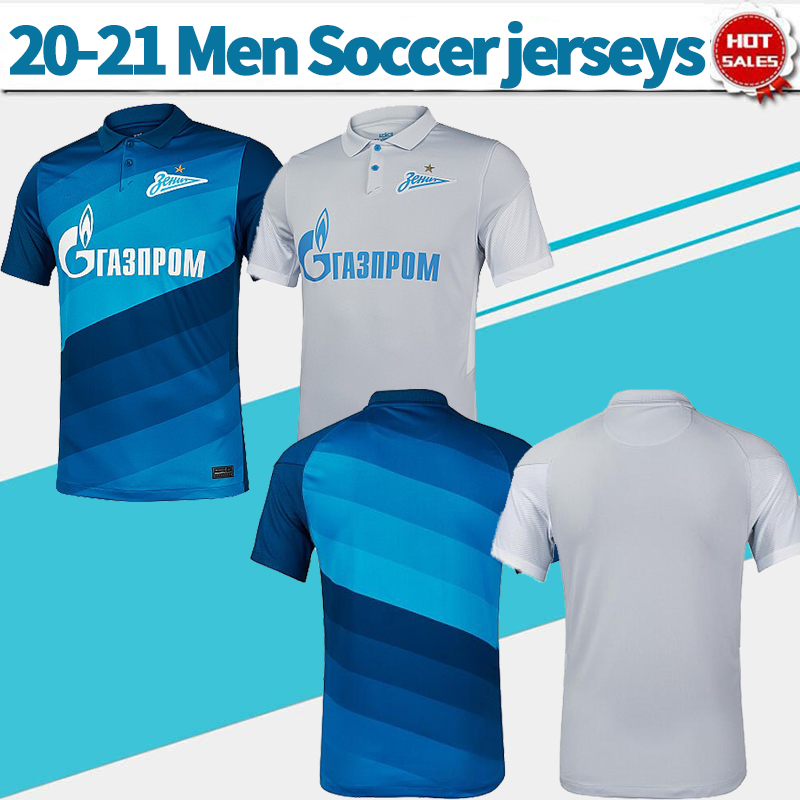 Zenit soccer jersey home blue 20/21 Men away grey soccer shirts customized football uniforms, No name no number
Zenit soccer jersey home blue 20/21 Men away grey soccer shirts customized football uniforms, No name no number