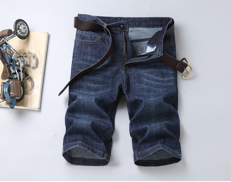 Dark Blue Ultra-Thin Five Minutes Of Pants Pants In The Loose Elastic Denim Shorts Men LinYe1013
Dark Blue Ultra-Thin Five Minutes Of Pants Pants In The Loose Elastic Denim Shorts Men LinYe1013