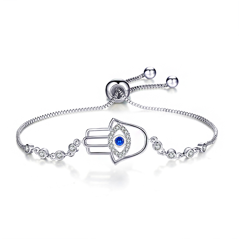 jinzeyi hot devil's eye jewelry zircon adjustable bracelet for women fashion palm shape white gold color lady's jewelry gift
jinzeyi hot devil's eye jewelry zircon adjustable bracelet for women fashion palm shape white gold color lady's jewelry gift