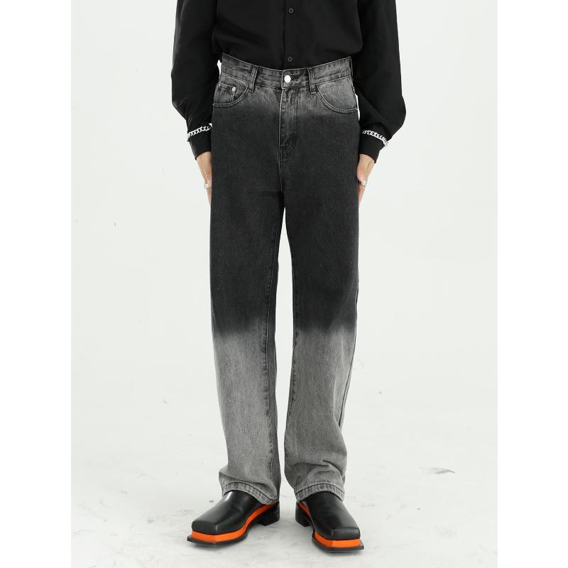 Men Water Wash Gradient Color Straight Denim Pant Male Japan Korea Streetwear Hip Hop Loose Jeans Trousers, 142 black
Men Water Wash Gradient Color Straight Denim Pant Male Japan Korea Streetwear Hip Hop Loose Jeans Trousers, 142 black