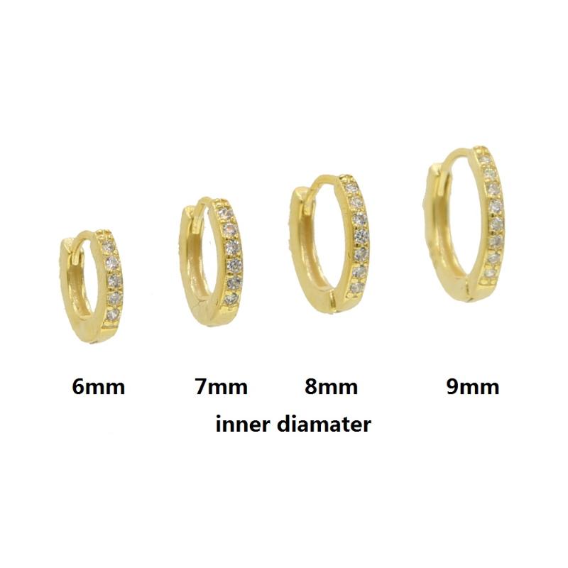 100% 925 Sterling Silver 6mm 7mm 8mm 9mm Mini Huggie Hoops micro pave clear cz earrings minimal delicate Piercing style jewelry
100% 925 Sterling Silver 6mm 7mm 8mm 9mm Mini Huggie Hoops micro pave clear cz earrings minimal delicate Piercing style jewelry