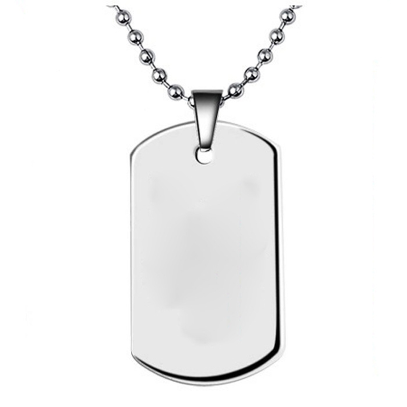 1pc Army ID Tag Badge Pet Cat Dog Tag Pendant Man Metal Color Stainless Steel Chain Necklace Charm Women Jewelry Gifts
1pc Army ID Tag Badge Pet Cat Dog Tag Pendant Man Metal Color Stainless Steel Chain Necklace Charm Women Jewelry Gifts