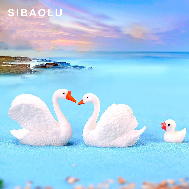 2pcs White Swan Animal Model figurine Lovely home miniature fairy garden decoration DIY accessories Statue Resin Craft Figure
2pcs White Swan Animal Model figurine Lovely home miniature fairy garden decoration DIY accessories Statue Resin Craft Figure