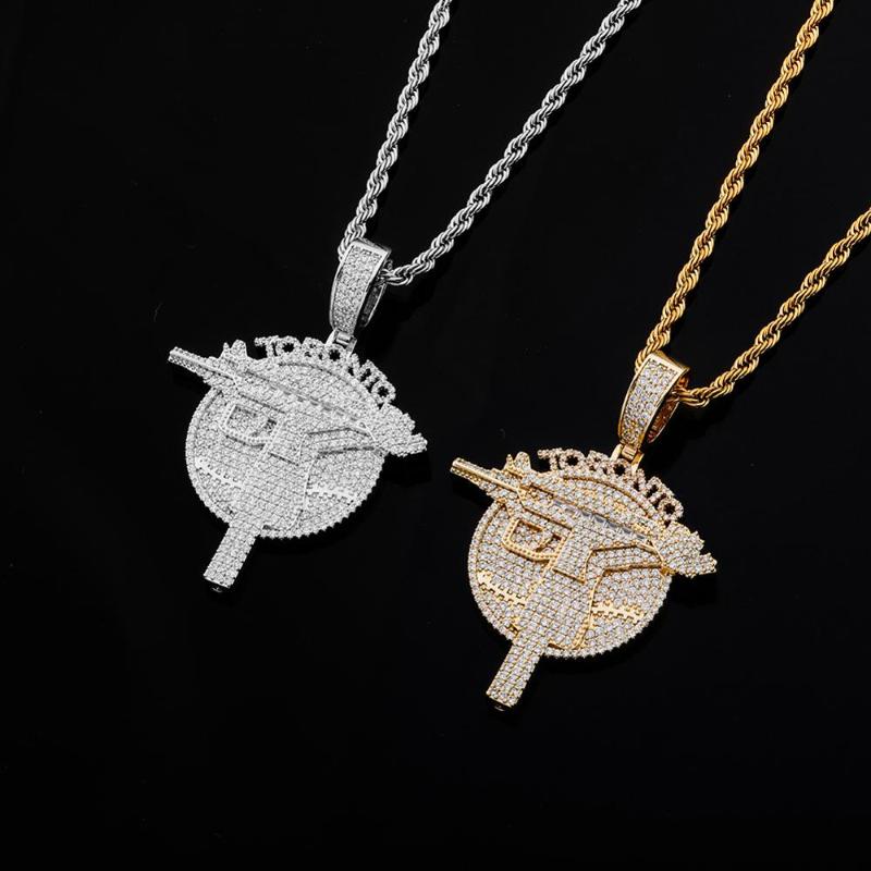 Pendant Necklaces Cross-border Star With The Same Paragraph Inlaid Copper Zircon Toronto Gun Hip-hop Hipster Necklace Factory Direct Sales
Pendant Necklaces Cross-border Star With The Same Paragraph Inlaid Copper Zircon Toronto Gun Hip-hop Hipster Necklace Factory Direct Sales