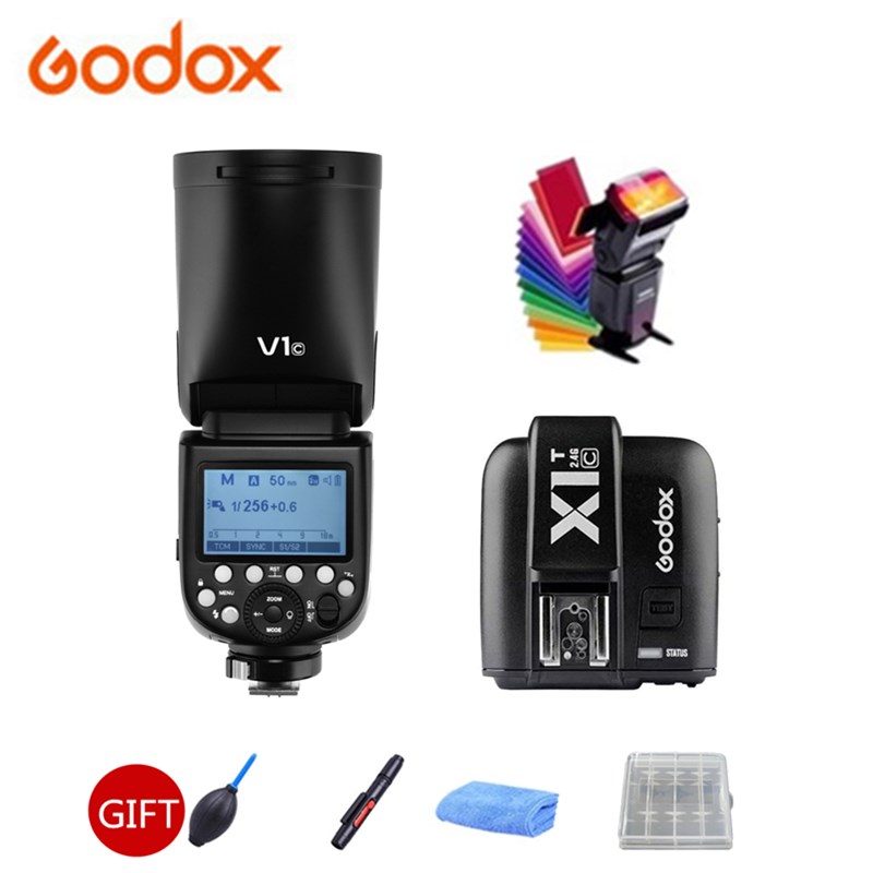 Presale!!! Godox V1 Flash V1C V1N V1SL 1/8000s HSS lithium battery Speedlite Flash + X1T-C/N/S Trigger for
Presale!!! Godox V1 Flash V1C V1N V1SL 1/8000s HSS lithium battery Speedlite Flash + X1T-C/N/S Trigger for