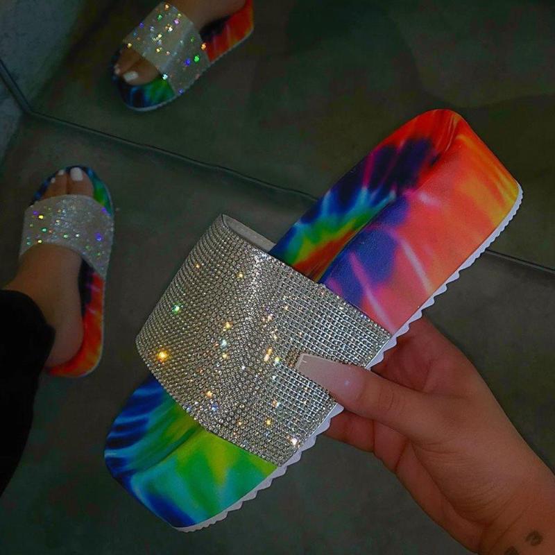 Women's summer sandals fashion plus size rhinestone color sandals flat bottom thick bottom and slippers women's shoes, Beige
Women's summer sandals fashion plus size rhinestone color sandals flat bottom thick bottom and slippers women's shoes, Beige