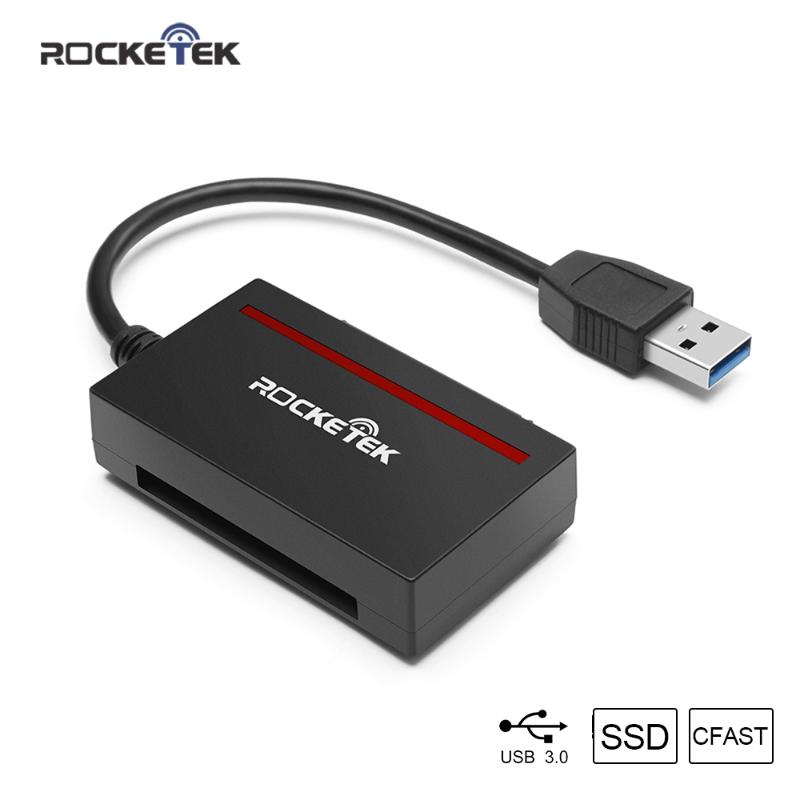 

Rocketek CFast 2.0 Reader USB 3.0 to SATA Adapter CFast 2.0 Card and 2.5" HDD Hard Drive/Read Write SSD&CF Card Simultaneously