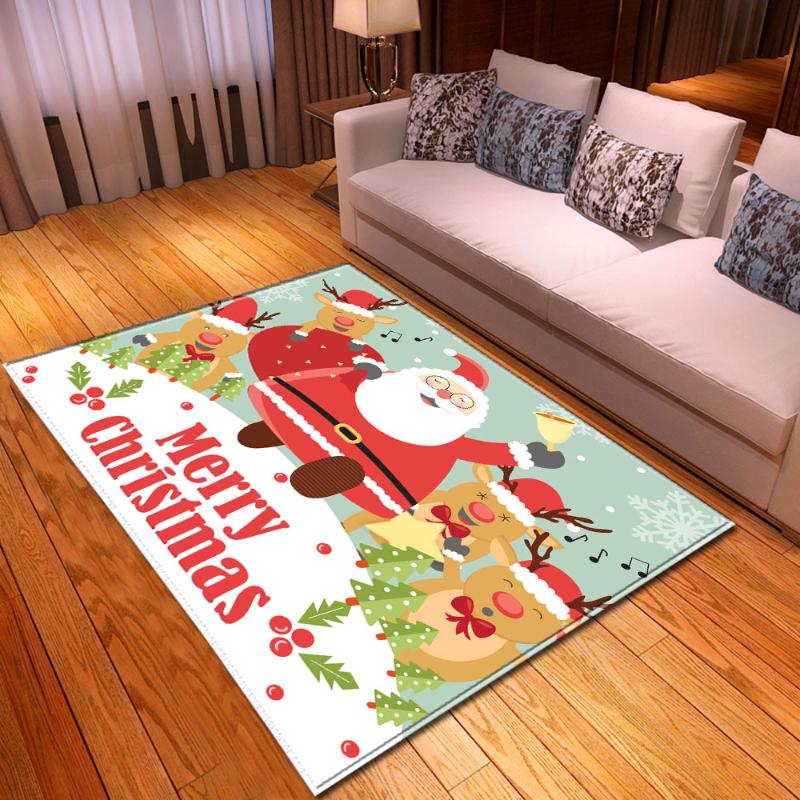 Merry Christmas Carpets Flannel Area Rugs Parlor Xmas Santa Claus Elk Mat Rugs Cartoon Bedroom Rug Carpet for Living Room Decor, No-6
Merry Christmas Carpets Flannel Area Rugs Parlor Xmas Santa Claus Elk Mat Rugs Cartoon Bedroom Rug Carpet for Living Room Decor, No-6