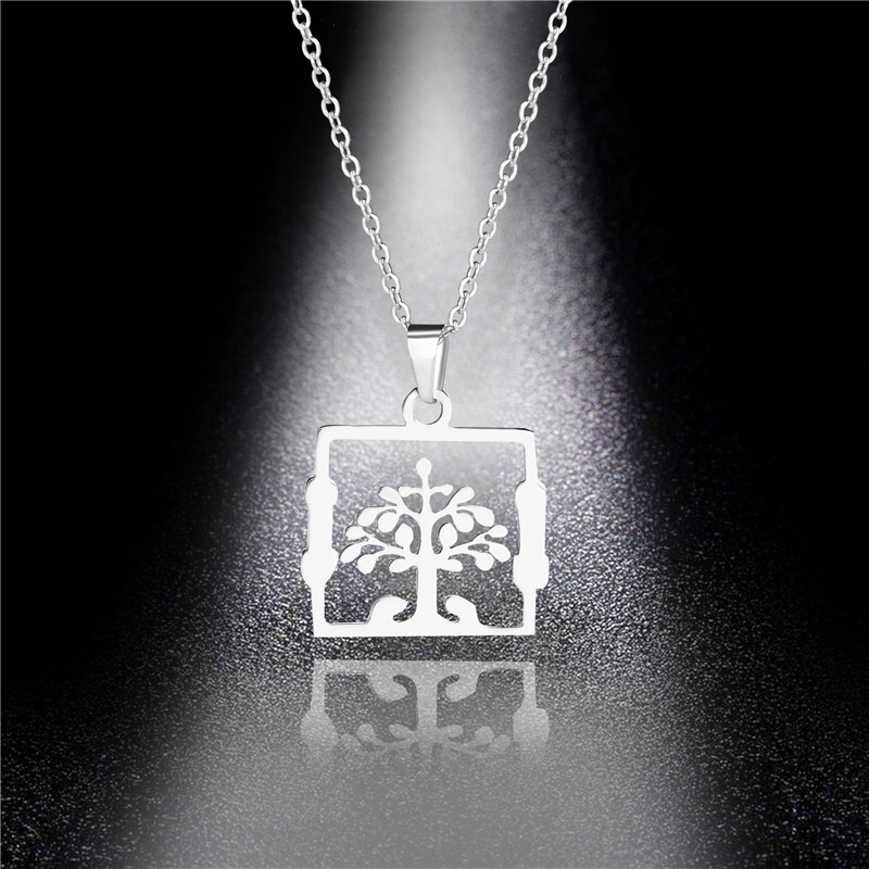 Tree of Life Titanium Steel Necklace Women Hot Sale Wishing Tree Simple Fashion Stainless Steel Pendant Necklace Wholesale
Tree of Life Titanium Steel Necklace Women Hot Sale Wishing Tree Simple Fashion Stainless Steel Pendant Necklace Wholesale