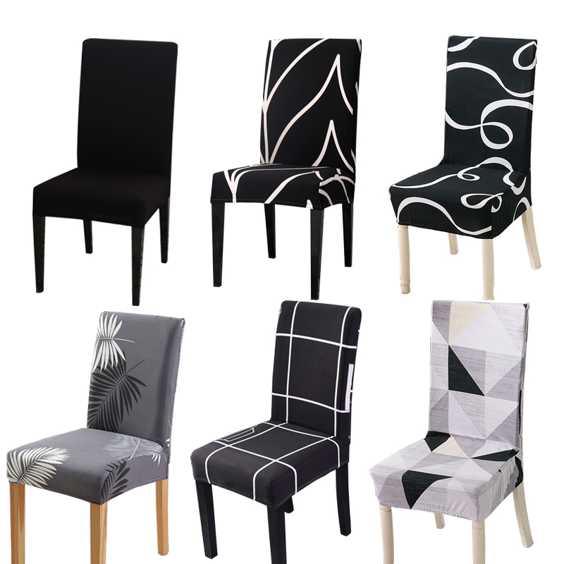 Chair Covers Black Geometric Cover Spandex For Dining Room Universal Size Elastic Material
Chair Covers Black Geometric Cover Spandex For Dining Room Universal Size Elastic Material