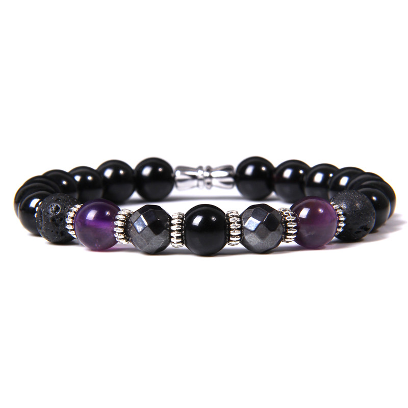 2020 Fashion Natural Onyx Stone Bead Strand Yoga Faceted Charm Bracelets & Bangles For Women Men Volcano Stone Jewelry Gift
2020 Fashion Natural Onyx Stone Bead Strand Yoga Faceted Charm Bracelets & Bangles For Women Men Volcano Stone Jewelry Gift