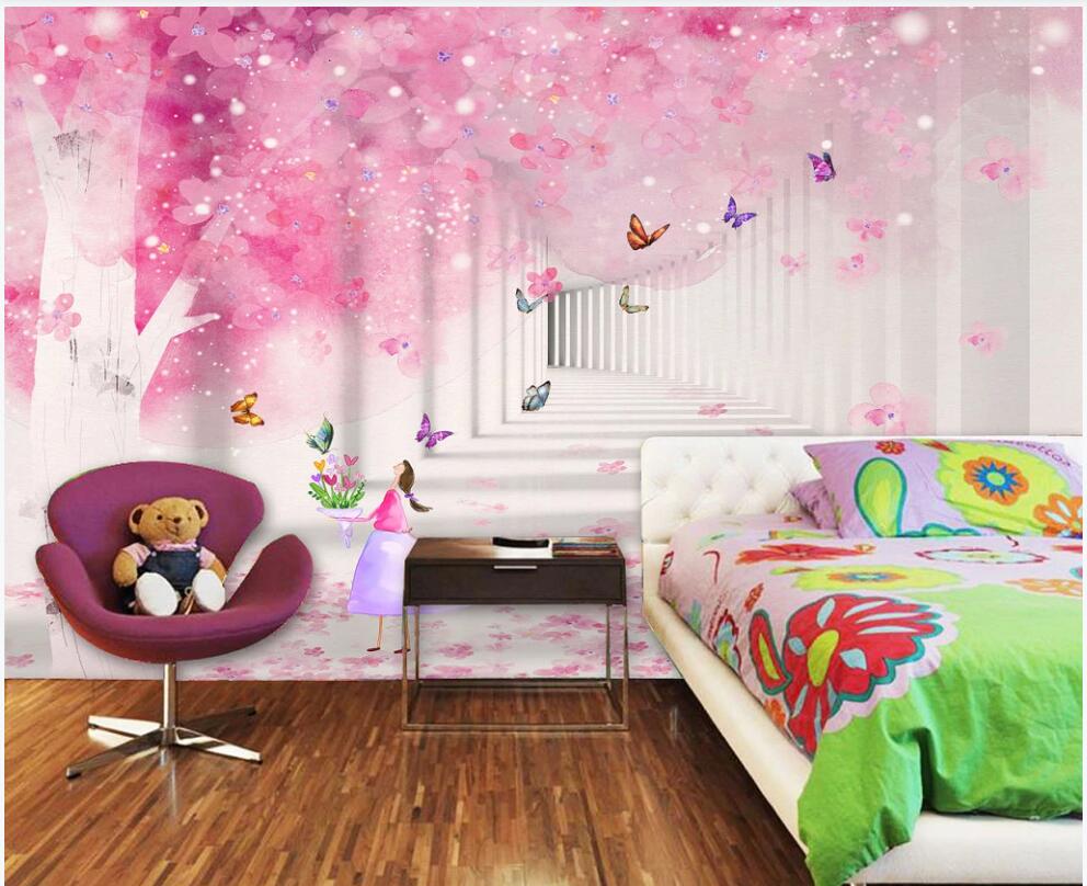 WDBH 3d wallpaper custom photo Pink Sakura Butterfly Space Children's Room living room home decor 3d wall murals wallpaper for walls 3 d, Non-woven
WDBH 3d wallpaper custom photo Pink Sakura Butterfly Space Children's Room living room home decor 3d wall murals wallpaper for walls 3 d, Non-woven