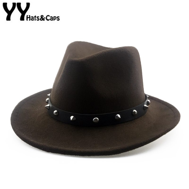 YY Chapeau Homme Vintage Trilby Cap Men Rivet Top Jazz Caps Women Winter Cowboy Felt Hats Wide Brim Panama Cap Autumn 18124, Navy rivet fedora
YY Chapeau Homme Vintage Trilby Cap Men Rivet Top Jazz Caps Women Winter Cowboy Felt Hats Wide Brim Panama Cap Autumn 18124, Navy rivet fedora