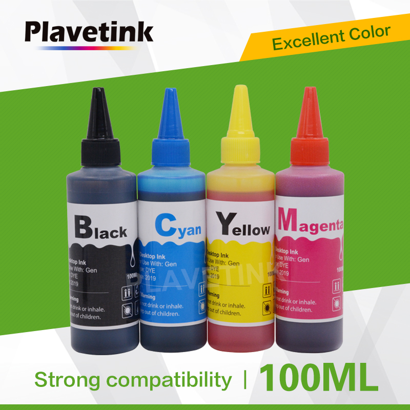 Plavetink PGI525 CLI526 100ml Bottle Printer Ink For Canon PGI 525 CLI 526 XL PIXMA IP4850 IP4950 IX6550 MG5150 MG5250 MG5350