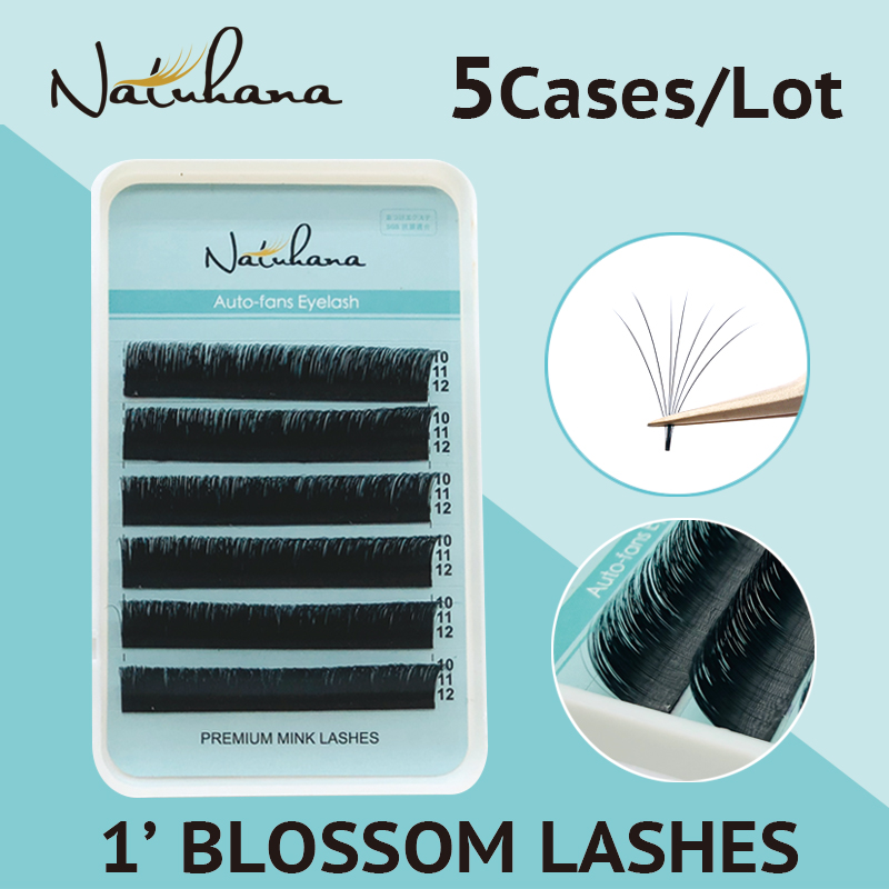 NATUHANA 5Cases/Lot Easy Fan Bloom Eyelash Extension Austomatic Flowering Eyelashes Fast Fan Self-Making Fans Volume Lashes
NATUHANA 5Cases/Lot Easy Fan Bloom Eyelash Extension Austomatic Flowering Eyelashes Fast Fan Self-Making Fans Volume Lashes