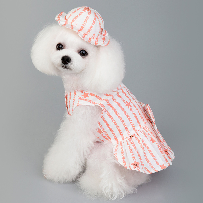 PUOUPUOU Striped Dogs Clothes Cute Funny Dog Clothes for Small Medium Dogs Summer Pet T-shirt Sweet Ropa Para Perros, Gray
PUOUPUOU Striped Dogs Clothes Cute Funny Dog Clothes for Small Medium Dogs Summer Pet T-shirt Sweet Ropa Para Perros, Gray