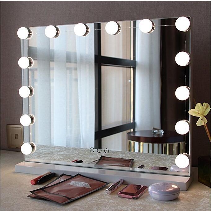 Bulbs Hollywood LED Vanity Mirror Lights Hollywood Lamp Makeup Dressing Table Kit USB Power Dimmer Bulb Cosmetic Mirror