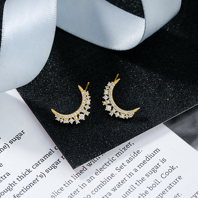 2020 Korean New Fashion Small Fresh Delicate Temperament Moon Earrings Advanced Sense Girl's Versatile Sweet Earrings
2020 Korean New Fashion Small Fresh Delicate Temperament Moon Earrings Advanced Sense Girl's Versatile Sweet Earrings