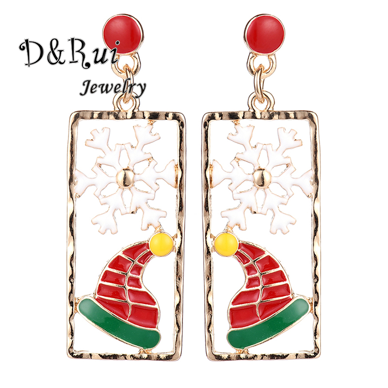 D&Rui Jewelry Long Square Geometric Hollow Out Statement Earrings Fashion Christmas Hat Drop Dangle Earring Female Women's Gifts
D&Rui Jewelry Long Square Geometric Hollow Out Statement Earrings Fashion Christmas Hat Drop Dangle Earring Female Women's Gifts
