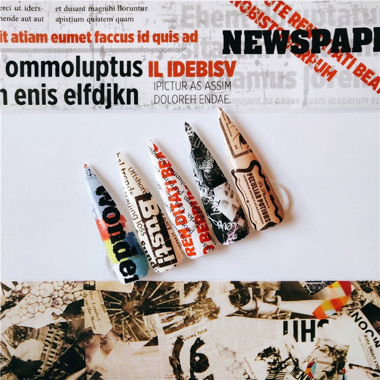 10pcs Newspaper Nail Foils Mixed Flower Marble Adhesive Transfer Decals Starry Paper Nail Slider 4*20cm, 4pcs leopard print
10pcs Newspaper Nail Foils Mixed Flower Marble Adhesive Transfer Decals Starry Paper Nail Slider 4*20cm, 4pcs leopard print