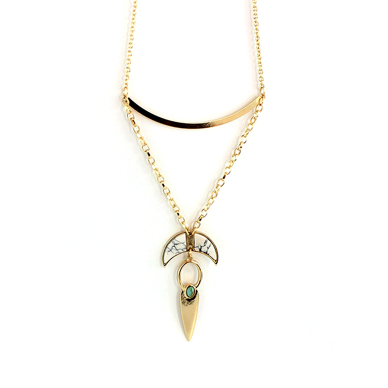 MELIHE Punk Crescent Moon Stone Necklaces Pendants Women 2020 Gold Color Chain Bar Pendant Necklace Female Jewelry SNE160051
MELIHE Punk Crescent Moon Stone Necklaces Pendants Women 2020 Gold Color Chain Bar Pendant Necklace Female Jewelry SNE160051