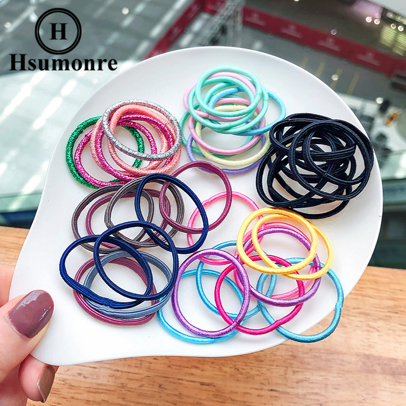 Elastic Hair Bands for Women Solid Color Black Hair Ties Colorful Rubber Band Teen Girl Kids Simple Lovely Pack of 100PCS
Elastic Hair Bands for Women Solid Color Black Hair Ties Colorful Rubber Band Teen Girl Kids Simple Lovely Pack of 100PCS