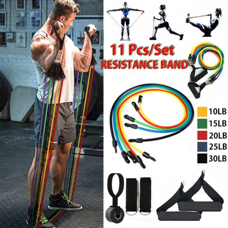 11 Pcs/Set Latex Resistance Bands fitness equipment Training Exercise Yoga Tubes Pull Rope, gym equipment with Bag
11 Pcs/Set Latex Resistance Bands fitness equipment Training Exercise Yoga Tubes Pull Rope, gym equipment with Bag