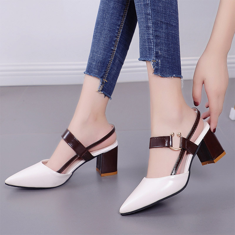 Plus Size 34-42 Women Sandals 2020 Summer Shoes Woman sandalias mujer Pointed Toe Sandal High Heels Pumps zapatos mujer 899, Brown
Plus Size 34-42 Women Sandals 2020 Summer Shoes Woman sandalias mujer Pointed Toe Sandal High Heels Pumps zapatos mujer 899, Brown