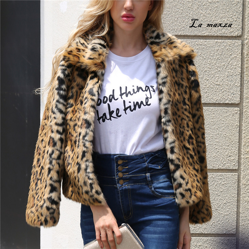Womens Coats Winter Korean Casual Faux Fur Coat Warm Clothes 2020 Fashion Leopard Plus Size, As pic
Womens Coats Winter Korean Casual Faux Fur Coat Warm Clothes 2020 Fashion Leopard Plus Size, As pic