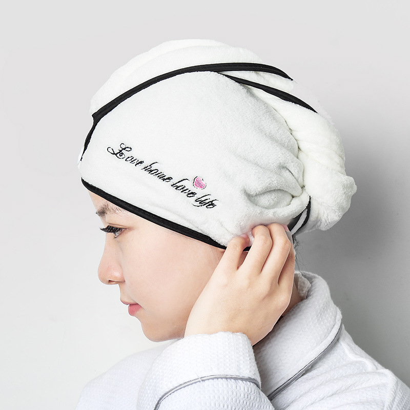 Dry Hair Cap Thickened Version Portable Quick-Drying Bath Towel Hat Hair Absorbent Headscarf Bath Supplies
Dry Hair Cap Thickened Version Portable Quick-Drying Bath Towel Hat Hair Absorbent Headscarf Bath Supplies