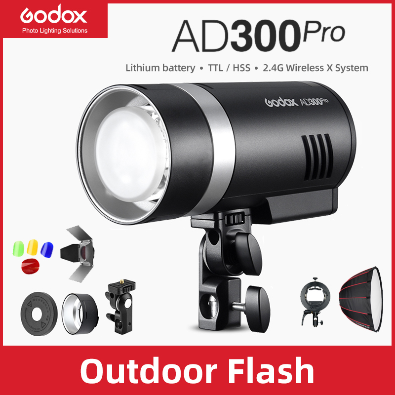 Godox AD300Pro Outdoor Flash Light 300WsL 2.4G 1/8000 HSS with 2600mAh Battery for Fuji Pentax
Godox AD300Pro Outdoor Flash Light 300WsL 2.4G 1/8000 HSS with 2600mAh Battery for Fuji Pentax