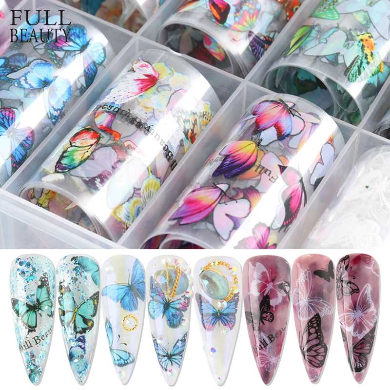 10 Rolls Nail Foils Mixed Nail Art Stickers Colorful Transfer Foil Butterfly Wraps Adhesive Decals Paper Nails Decoration CH1797, Xkh40-57 box
10 Rolls Nail Foils Mixed Nail Art Stickers Colorful Transfer Foil Butterfly Wraps Adhesive Decals Paper Nails Decoration CH1797, Xkh40-57 box