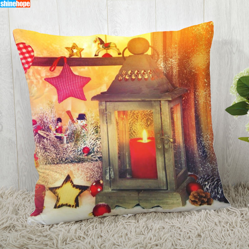 

Pillow Cover Customize Merry Christmas Pillowcase Modern Home Decorative Pillow Case For Living Room 45X45cm,40X40cm A2020.9.3, Pillowcase 13