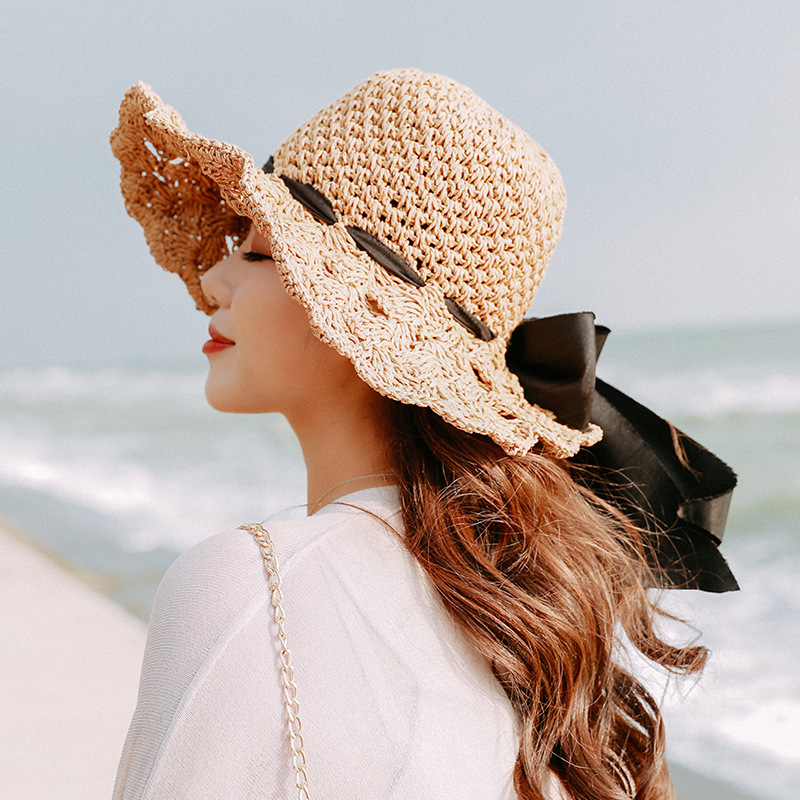 Hat female spring and autumn wild weaving holiday straw hat beach big brim parent-child sun sunscreen summer
Hat female spring and autumn wild weaving holiday straw hat beach big brim parent-child sun sunscreen summer