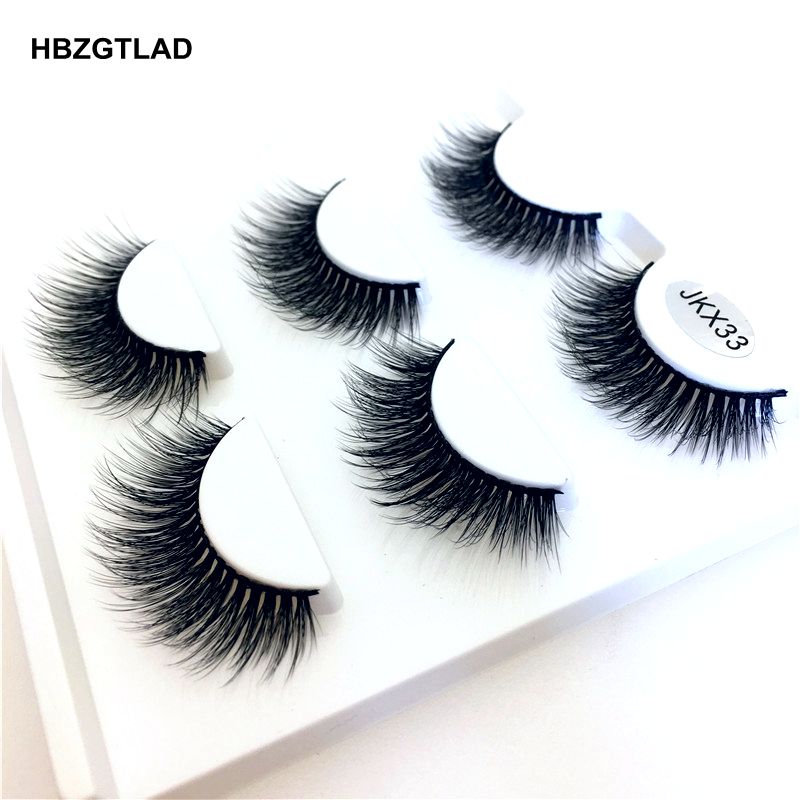HBZGTLAD NEW 3d mink eyelashes hand made makeup false eyelash natural long eyelash extension 1 box 3 pairs eyelashes for beauty
HBZGTLAD NEW 3d mink eyelashes hand made makeup false eyelash natural long eyelash extension 1 box 3 pairs eyelashes for beauty