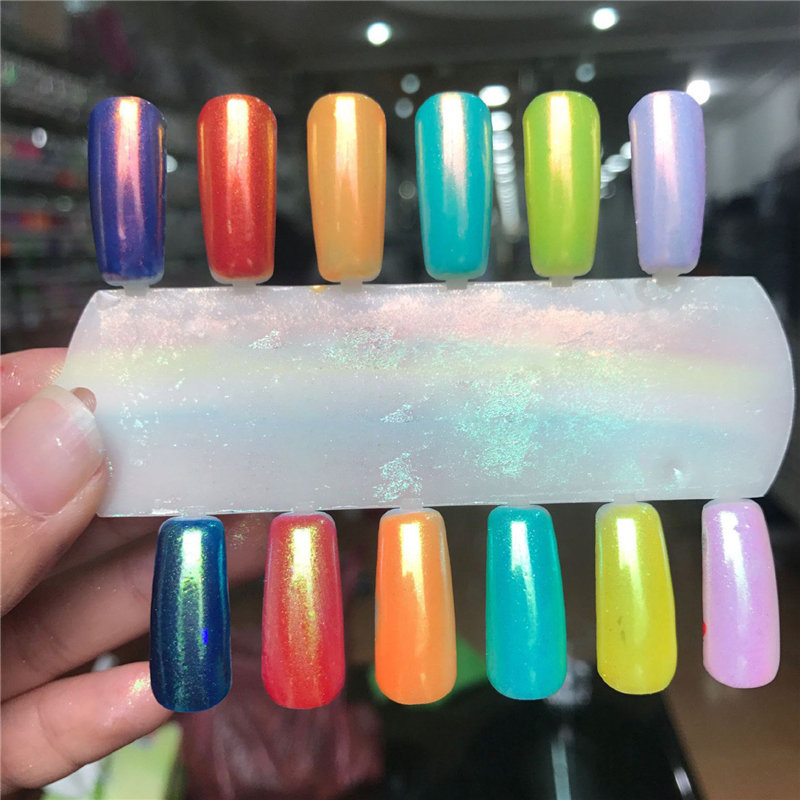 New trend color Changing Neon Mirror powder Chameleon nail powder pearl shell Glitter Sparkly Ultra-thin Nail Art Chrome
New trend color Changing Neon Mirror powder Chameleon nail powder pearl shell Glitter Sparkly Ultra-thin Nail Art Chrome