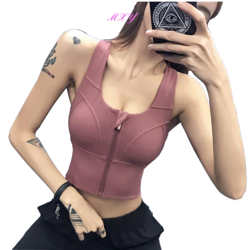Front Zipper Sports Bra Shockproof Gathering Sports Underwear Breathable Running Yoga Vest Stretch Top Yoga Fitness Top, Black
Front Zipper Sports Bra Shockproof Gathering Sports Underwear Breathable Running Yoga Vest Stretch Top Yoga Fitness Top, Black